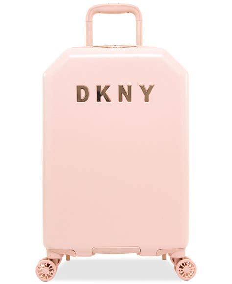 pink dkny suitcase